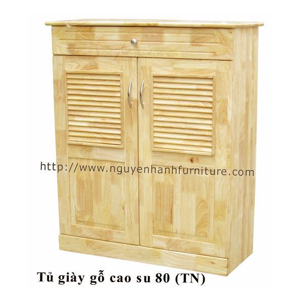  TỦ GIÀY DÉP GỖ CAO SU (80 x 100) 