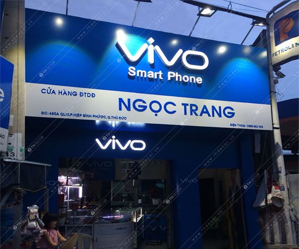 Bảng Hiệu ViVo- Hệ thống cửa hàng ViVo Smartphone