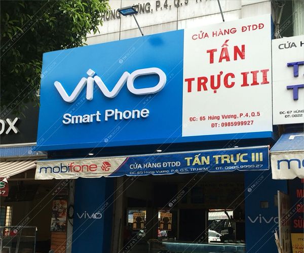 Bảng Hiệu ViVo- Hệ thống cửa hàng ViVo Smartphone