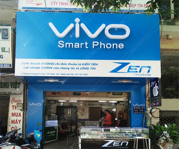Bảng Hiệu ViVo- Hệ thống cửa hàng ViVo Smartphone