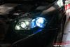 Độ 4 Đèn Bi LED DOMAX Kết Hợp Với Vòng Angel Eyes Cho Xe Toyota Venza
