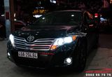 Độ 4 Đèn Bi LED DOMAX Kết Hợp Với Vòng Angel Eyes Cho Xe Toyota Venza