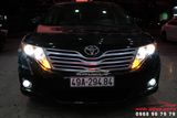 Độ 4 Đèn Bi LED DOMAX Kết Hợp Với Vòng Angel Eyes Cho Xe Toyota Venza