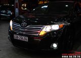 Độ 4 Đèn Bi LED DOMAX Kết Hợp Với Vòng Angel Eyes Cho Xe Toyota Venza