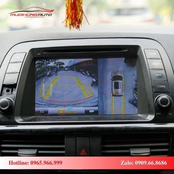 Gắn Camera 360 Độ Tích Hợp Camera Hành Trình Owin Xe Mazda CX5