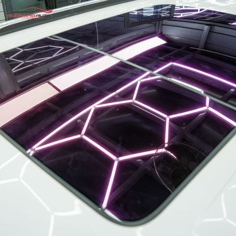 Dán phim PPF TPU SUNROOF cách nhiệt cửa sổ trời xe Ford Explorer Limited 2017