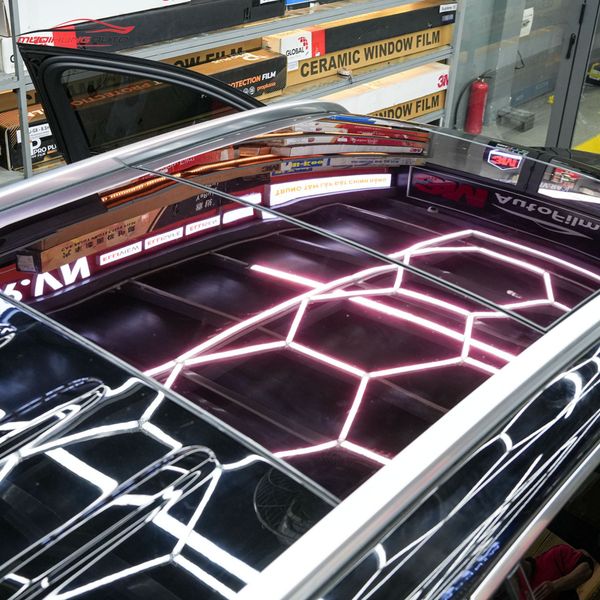 Dán Phim PPF TPU SUNROOF Cách Nhiệt Cửa Sổ Trời Xe Mercedes GLC300 4Matic 2022