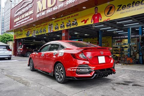 Đuôi Pô Akrapovic Cao Cấp Cho Honda Civic 2017