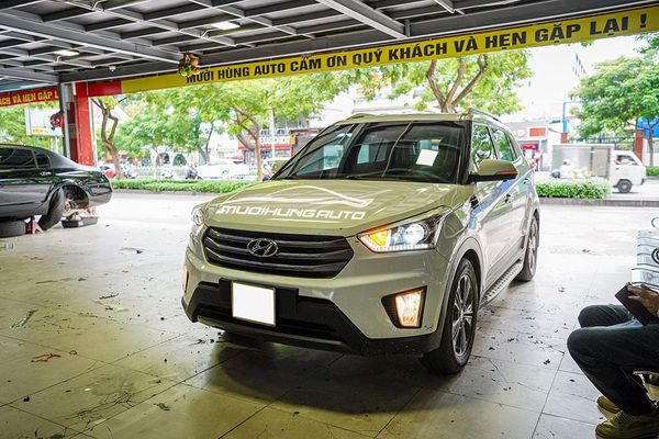 Độ Bi LED KMR Cho Xe Hyundai Creta 2016