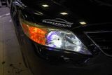 Độ Đèn Bi LED Double Light Lens Osram Và Led Mắt Quỷ Đổi Màu Cho Xe Toyota Camry 2010