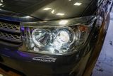 Độ Đèn Bi LED KMR Cho Xe Toyota Fortuner 2011