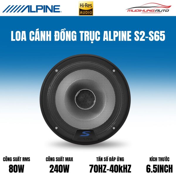 Loa Cánh Đồng Trục Alpine S2-S65