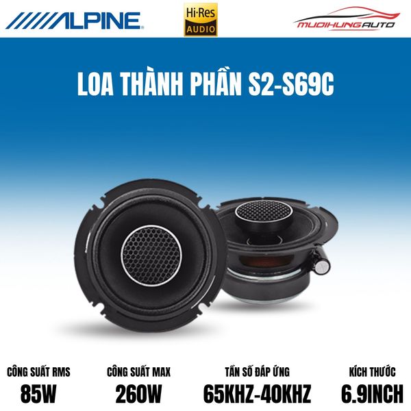Loa Cánh Thành Phần Alpine S2-S69C