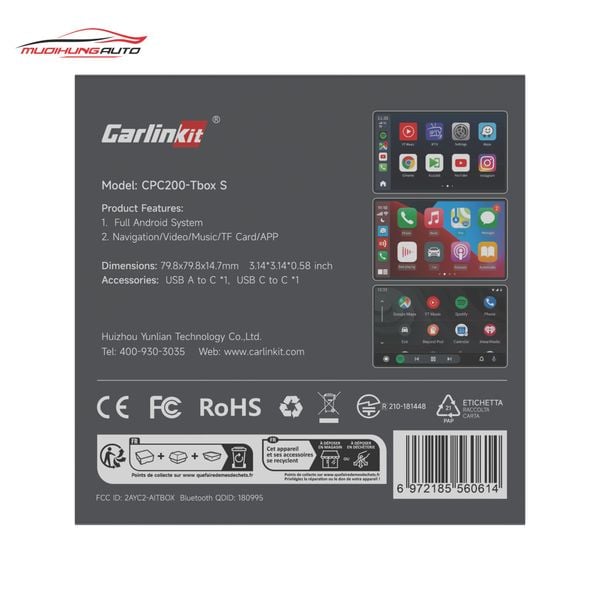 Android AI Box Carlinkit Tbox S1