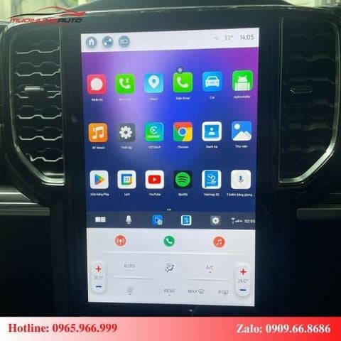 Android Box ô tô Ford Everest 2023