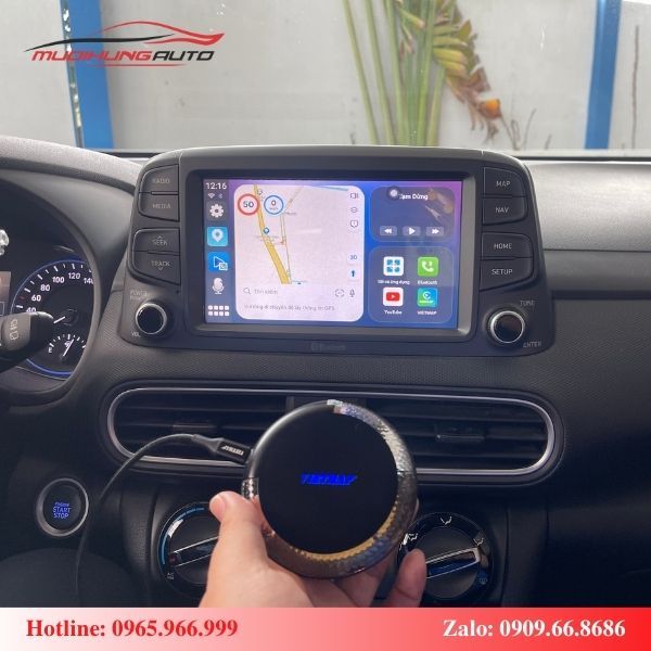 Android Box Cho Ô Tô Hyundai Kona - Mười Hùng Auto