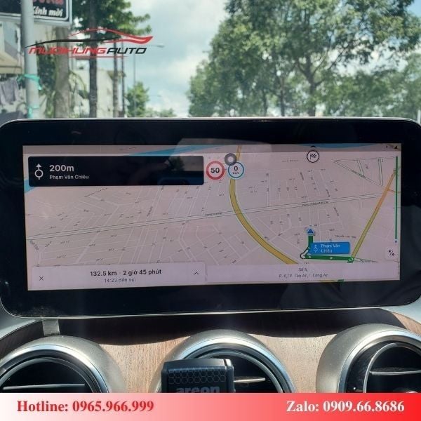 Android Box Cho Ô Tô Mercedes C200 Exclusive