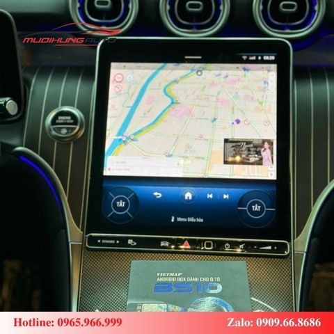 Android box cho ô tô Mercedes GLC 200 2023