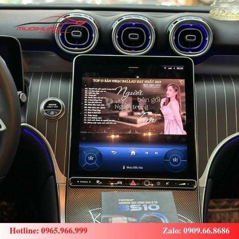 Android box cho ô tô Mercedes GLC 200 2023
