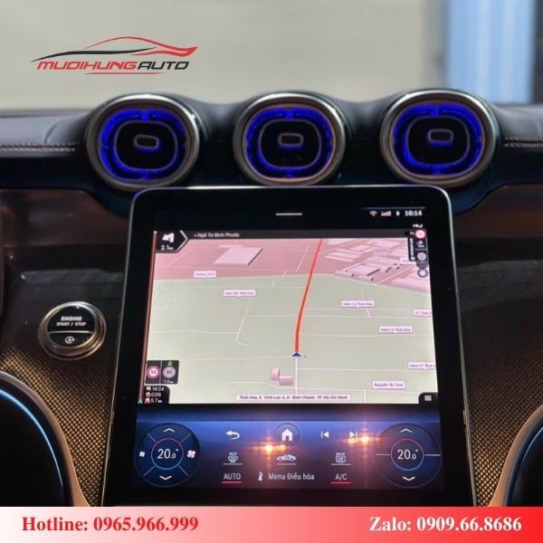 Android Box Cho Ô Tô Mercedes GLC 300 2023