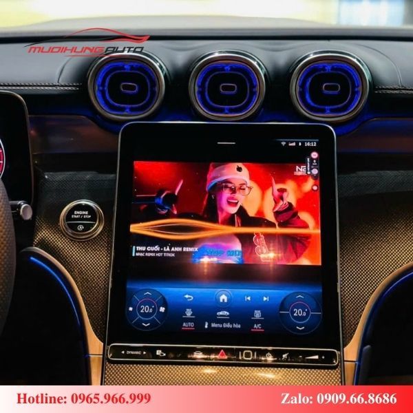 Android Box Cho Ô Tô Mercedes GLC 300 2023