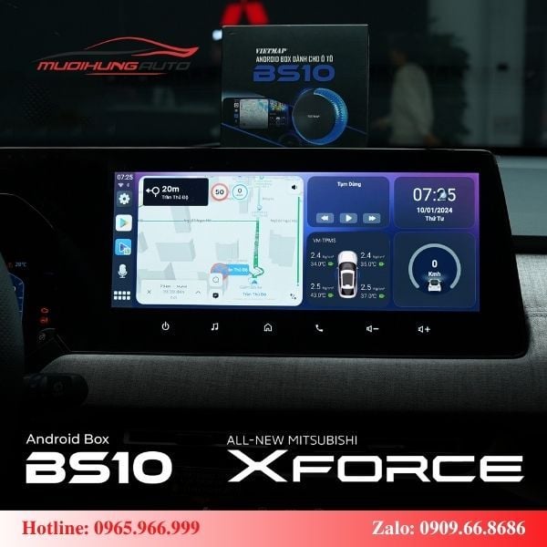 Android Box Cho Ô Tô Mitsubishi Xforce