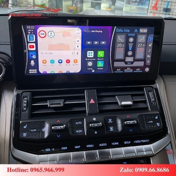 Android Box Cho Ô Tô Toyota Land Cruiser LC300