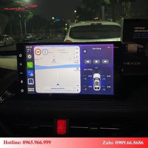 Android Box cho ô tô Toyota Yaris Cross 2023