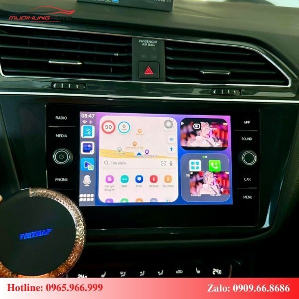 Android Box Cho Ô Tô Volkswagen Tiguan 2023