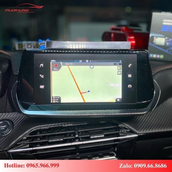 Android Box Cho Ô Tô Peugeot 2008 2022