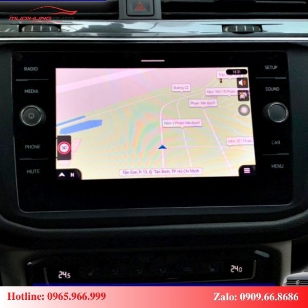 Android Box Cho Ô Tô Volkswagen Tiguan 2023