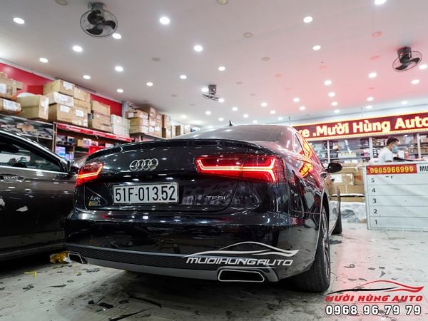Độ Líp Và Pô Vuông Sang Chảnh Cho Audi A6 Tại Mười Hùng Auto
