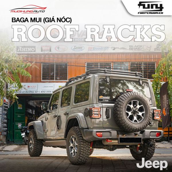 Baga Mui Nhôm Fury Awaken Xe Jeep Wrangler
