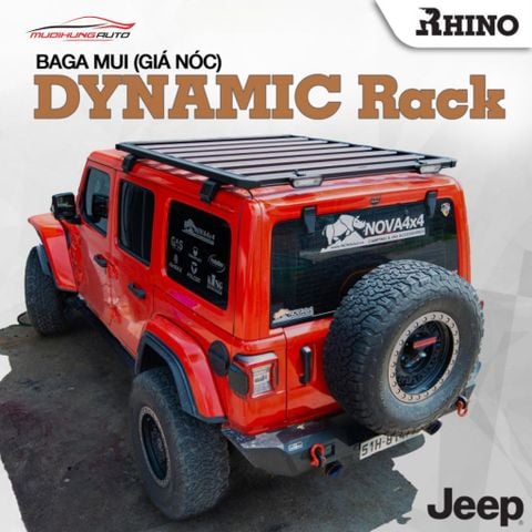 Baga mui Nhôm Rhino Dynamic xe Jeep