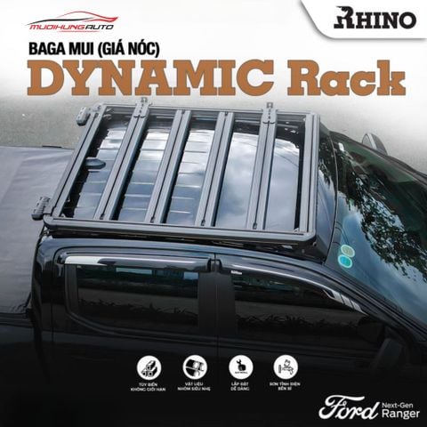 Baga chở đồ nóc xe Nhôm Rhino Dynamic cho xe Bán tải