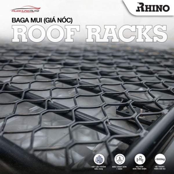 Baga Mui Nhôm Rhino Xe Jeep Wrangler & Gladiator