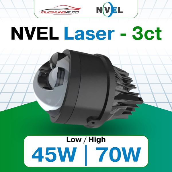 Đèn Bi Gầm NVEL Laser - 3 Nhiệt Màu