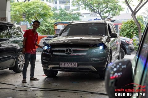Bi LED Domax OMEGA Laser Tăng Sáng Cho Xe Mercedes GL350