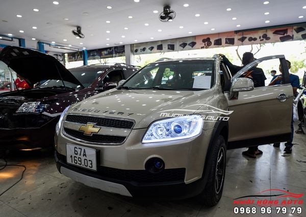 Dịch Vụ Độ Đèn Pha Và Đèn Gầm Tăng Sáng Vượt Trội Cho Chevrolet Captiva