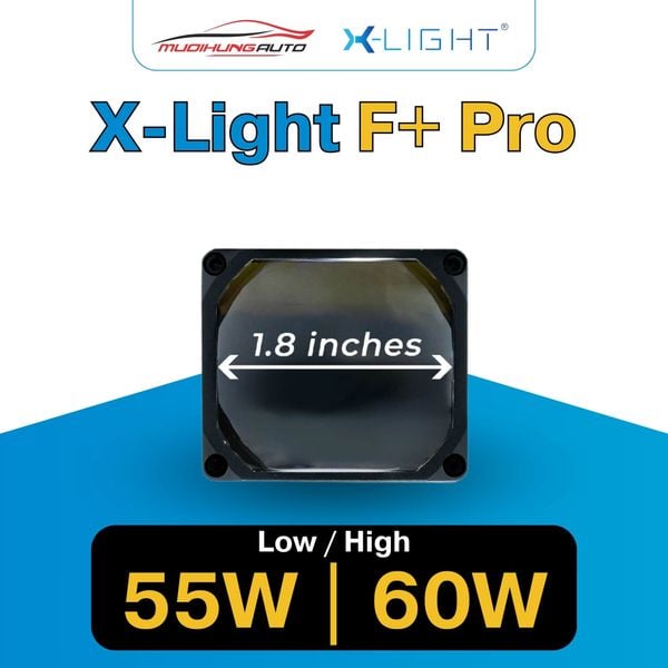 Đèn Bi LED Mini GTR X-Light F+ Pro New 2024