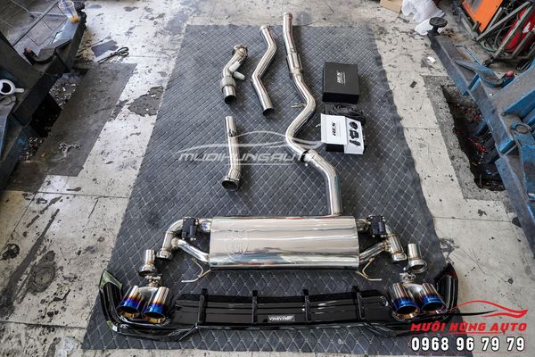 Độ Nguyên Cây Pô RES Cao Cấp Cho Xe BMW 330I