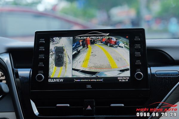 Bộ Camera 360 Độ Chính Hãng Cho Toyota Camry 2022 Hiệu Elliview V5-S