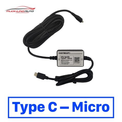 Bộ dây nguồn Vietmap Type C - Micro USB