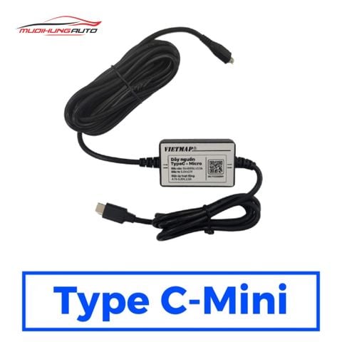 Bộ dây nguồn Vietmap Type C - Mini USB