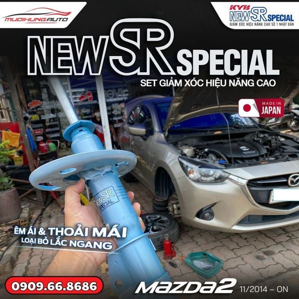 Bộ Phuộc Giảm Xóc KYB New SR Special Xe Mazda 2