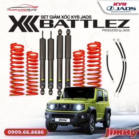Bộ phuộc giảm xóc KYB JAOS Battlez xe Suzuki Jimny JB74 Series