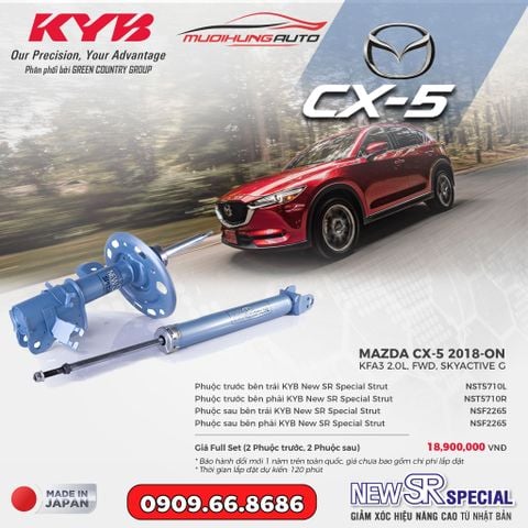 Bộ phuộc giảm xóc KYB New SR Special xe Mazda CX-5 2018