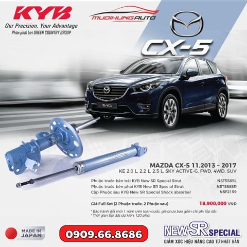 Bộ phuộc giảm xóc KYB New SR Special xe Mazda CX-5