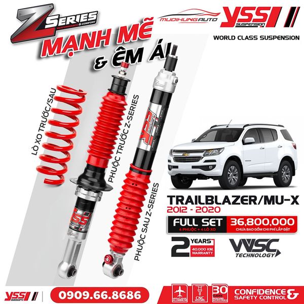 Bộ Phuộc Giảm Xóc YSS Z-SERIES Xe Chevrolet Trailblazer 2012 - 2020