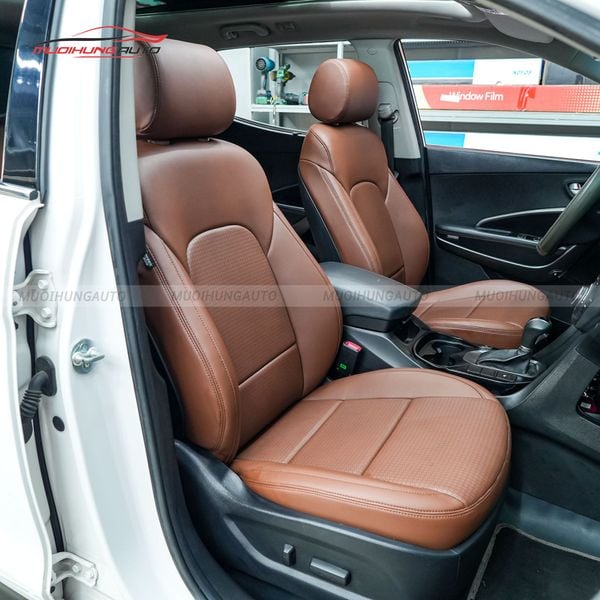 Bọc Ghế Da Ô Tô Hyundai SantaFe 2014